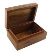 Wooden Leaves & Floral Design Storage Box 