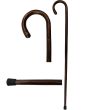 Wooden Walking Stick With Crutch Handle