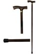 Wooden Walking Stick With Crutch Handle