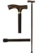Wooden Walking Stick With Crutch Handle