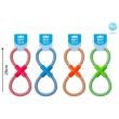 World of pets Figure 8 Rope Dog Toy - Assorted Colours