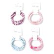 2pcs Woven Beaded Hair Elastics - Assorted - 0.7cm x 5cm
