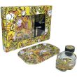 Yellow Mix Design Smoking Gift Set