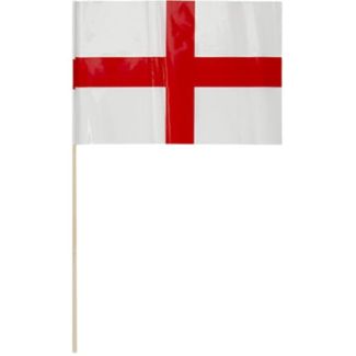 2pcs England Flags With Wooden Sticks - 12"x8"