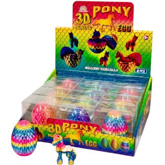 3D Printed Pony Egg With 3D Pony - Assorted 