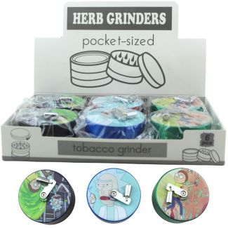 4-Part Metal Handmuller With Crank Handle - Assorted (8 x 4cm)