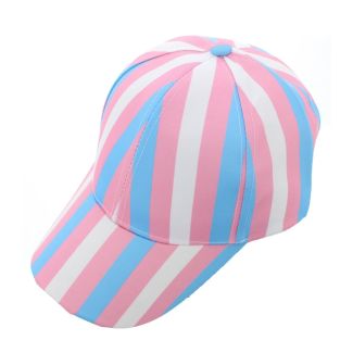 Adults 6 Panel 100% Cotton Baseball Cap - Transgender