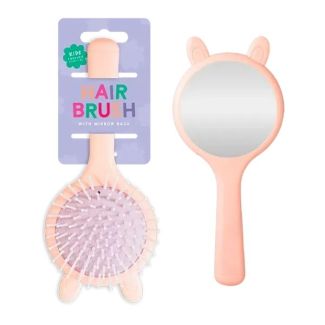 Animal Design Hair Brush with Mirror – 8cm x 16.5cm