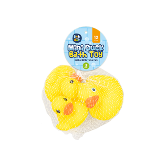 Rub a Dub Mini Duck Bath Toy (Pack of 3)