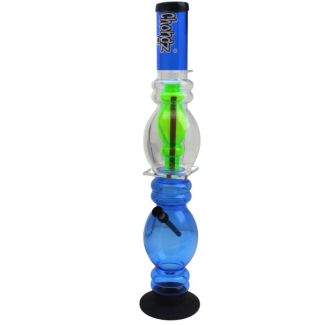 Wholesale Chongz Acrylic Percolator "Big Push" W-Pipe – 20 inch