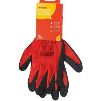 Bruno Latex Working Gloves XL - Red (Size-10)