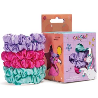 6pcs Chit Chat Hair Scrunchie Gift Set - Assorted