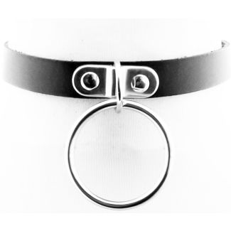 Wholesale Leather Neckband With Large Ring