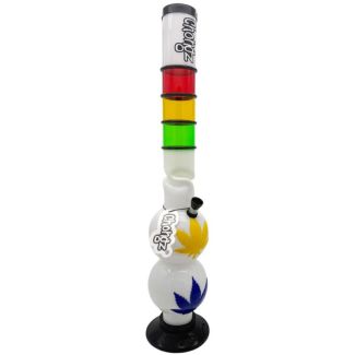 Chongz "Leafhound" Acrylic Ice Waterpipe - Assorted - 19.5 Inch