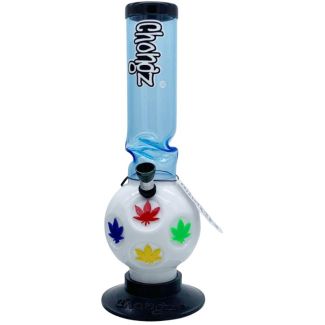Chongz "Leafilicious" Acrylic Ice Waterpipe - Assorted - 12 Inch