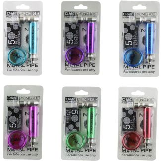 Wholesale D&K High Quality Metal Pipe 3pcs Set - Assorted Colours 
