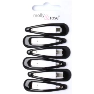6pcs Black Epoxy Sleepies - 5cm