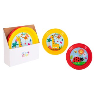 Wholesale First Steps Kids Lunch Plates - Assorted Designs 