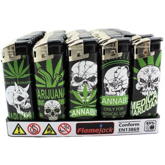 Flamejack Electronic Lighters - Assorted 
