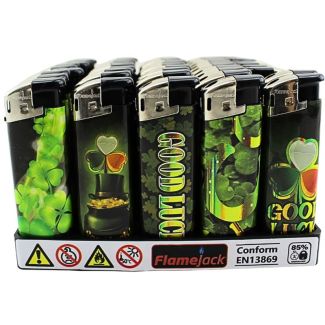 Flamejack Electronic Lighters - Assorted 
