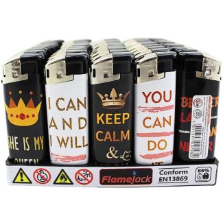 Flamejack Electronic Lighters - Assorted 