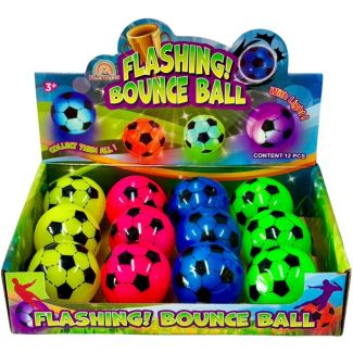 Flashing Bounce Ball - Assorted Colours (7 Dia.)