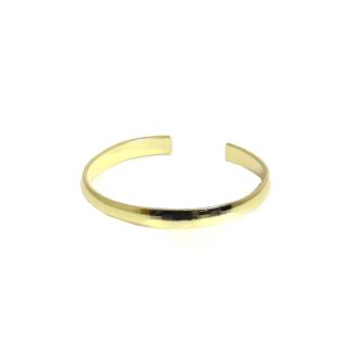 Sterling Silver Gold Plated Adjustable Toe Ring