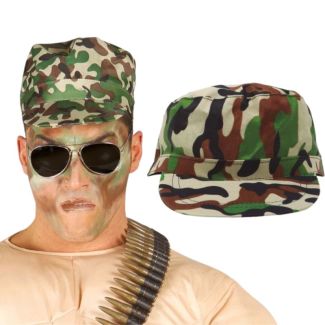 Green Military Style Cap