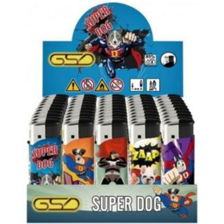 GSD Refillable Electronic Lighters - Super Dog (Assorted)