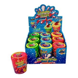 Gummy Sticks Sour Gel (Munchella Candy & Sweet) - Assorted Flavours