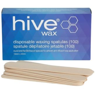 Hive of Beauty - Disposable Waxing Spatulas 100pcs (15cm x 2cm)