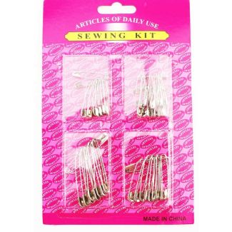 Wholesale Sewing Kit Silver Safety Pins
