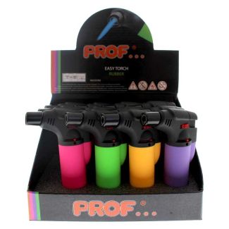 PROF - Blue Flame Easy Torch Jet Lighter - Assorted Colours