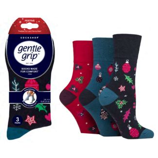 Christmas Ladies Fun Feet Socks- Assorted 