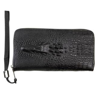 Ladies Zippable Purse - Black 