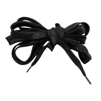 Wholesale Shiny Lurex Shoelaces - Black
