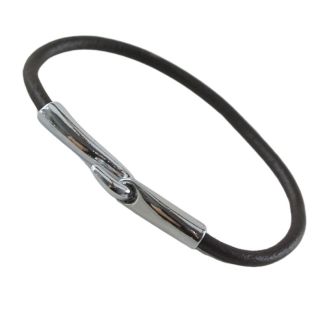 Men's One-Strand Leather Bracelet