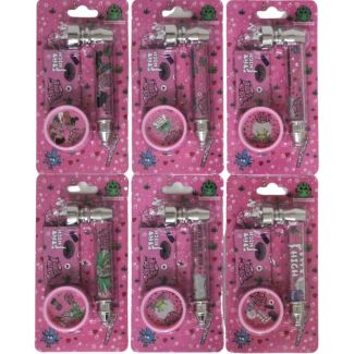 Metal Pipe & Handmuller Set Baked Bunny Design - Assorted