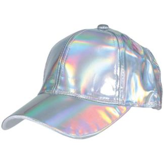 Metallic Baseball Cap - Silver