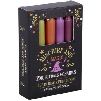 Mischief and Magic Spell Candles - Pack of 12
