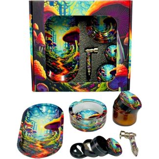Mushroom World  Design 5pcs Smoking Gift Set 