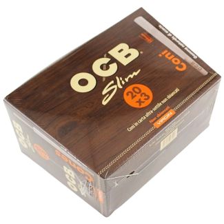 OCB Slim Virgin Unbleached Paper Cones