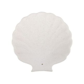 Off White Scallop Shell Ceramic Incense Stick Holder