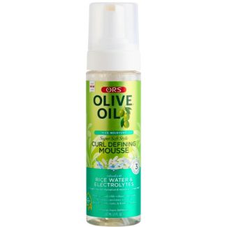 ORS Olive Oil Style Curl Defining Mousse Rice Water Electrolytes (207ml)