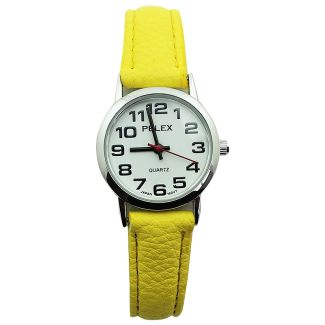 Wholesale Pelex Ladies Classic Round Dial Leather Strap Watch
