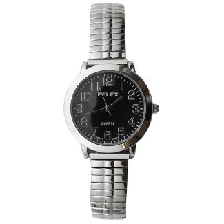 Wholesale Pelex Ladies Classic Round Dial Metal Expander Strap Watch - Gold