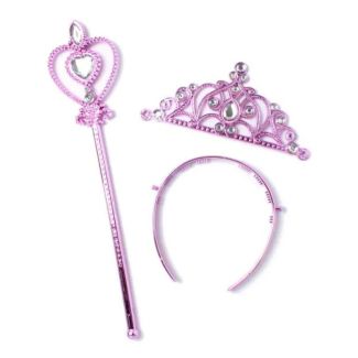 Pink Princess Wand and Tiara Set