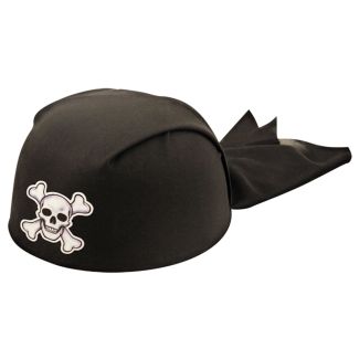 Pirate Bandana Hat - Black