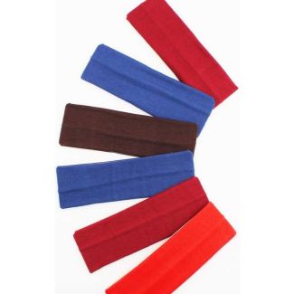 Fabric Bandeau Headbands - Spectator Assortment - 2.5cm x 8cm