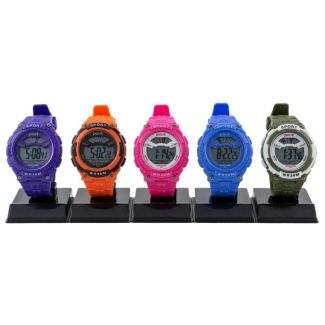 Polit Children's Multi Functional Digital Silicone Strap Watch - Assorted Designs